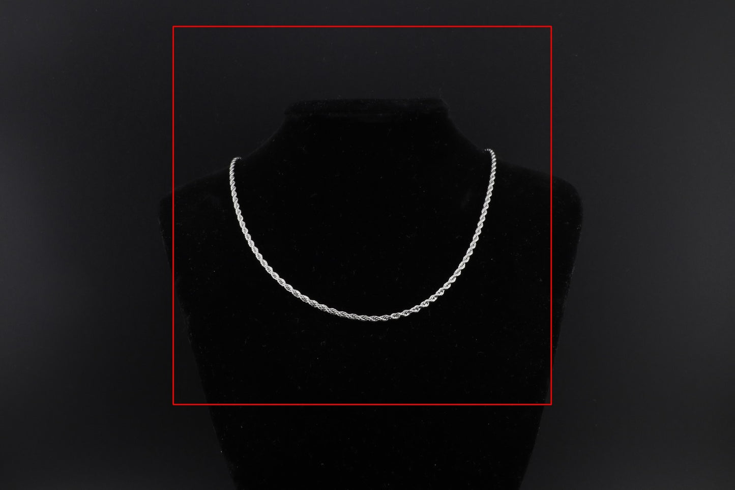 Konvolut 3 Stück - Kordelkette 55cm