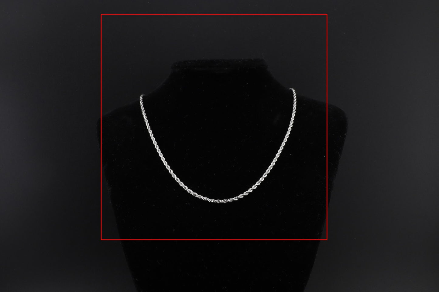 Konvolut 2 Stück - Kordelkette 55cm