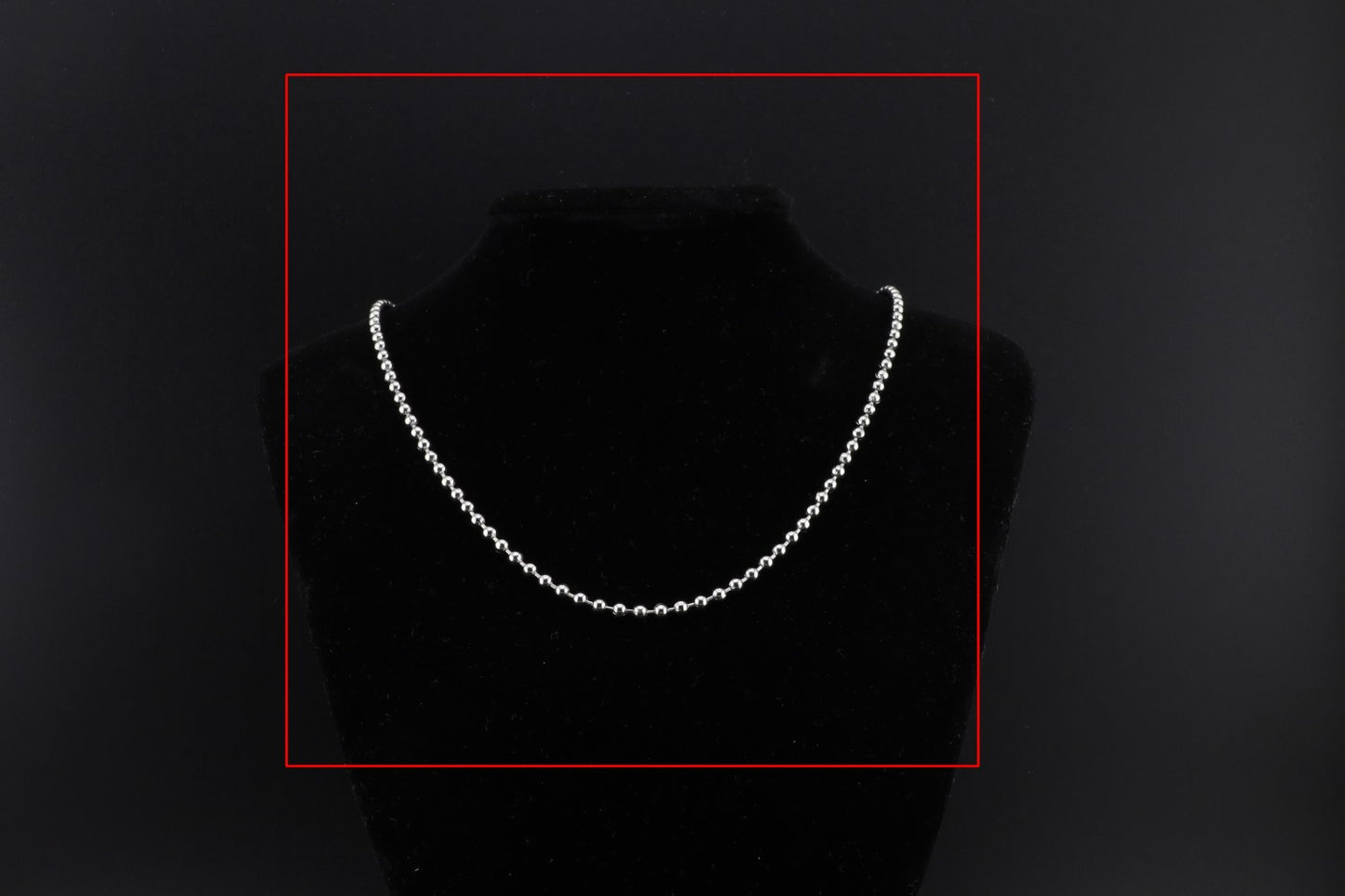 Konvolut 4 Stück - Kugelkette 55cm