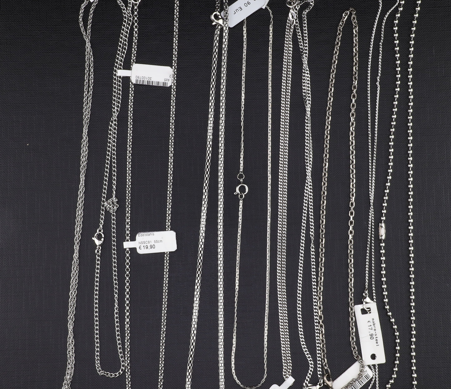 Konvolut 10 Stück - Stahlkette