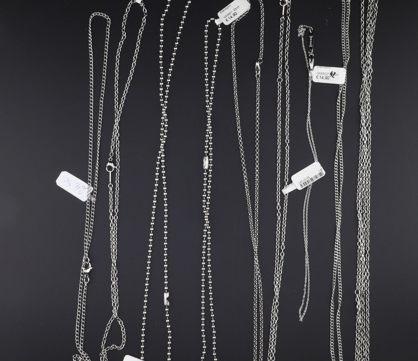 Konvolut 10 Stück - Stahlkette