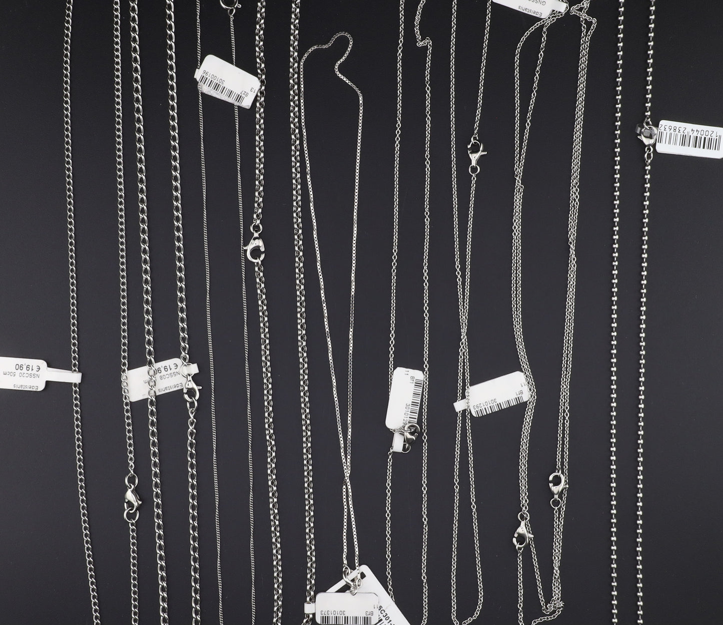 Konvolut 10 Stück - Stahlkette