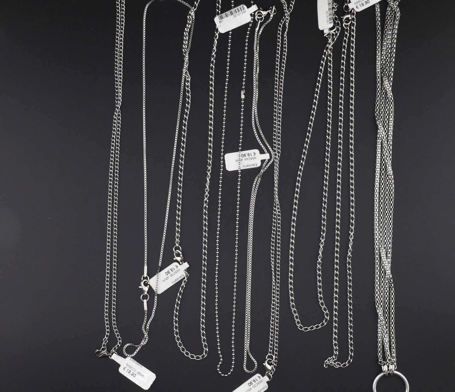Konvolut 10 Stück - Stahlkette