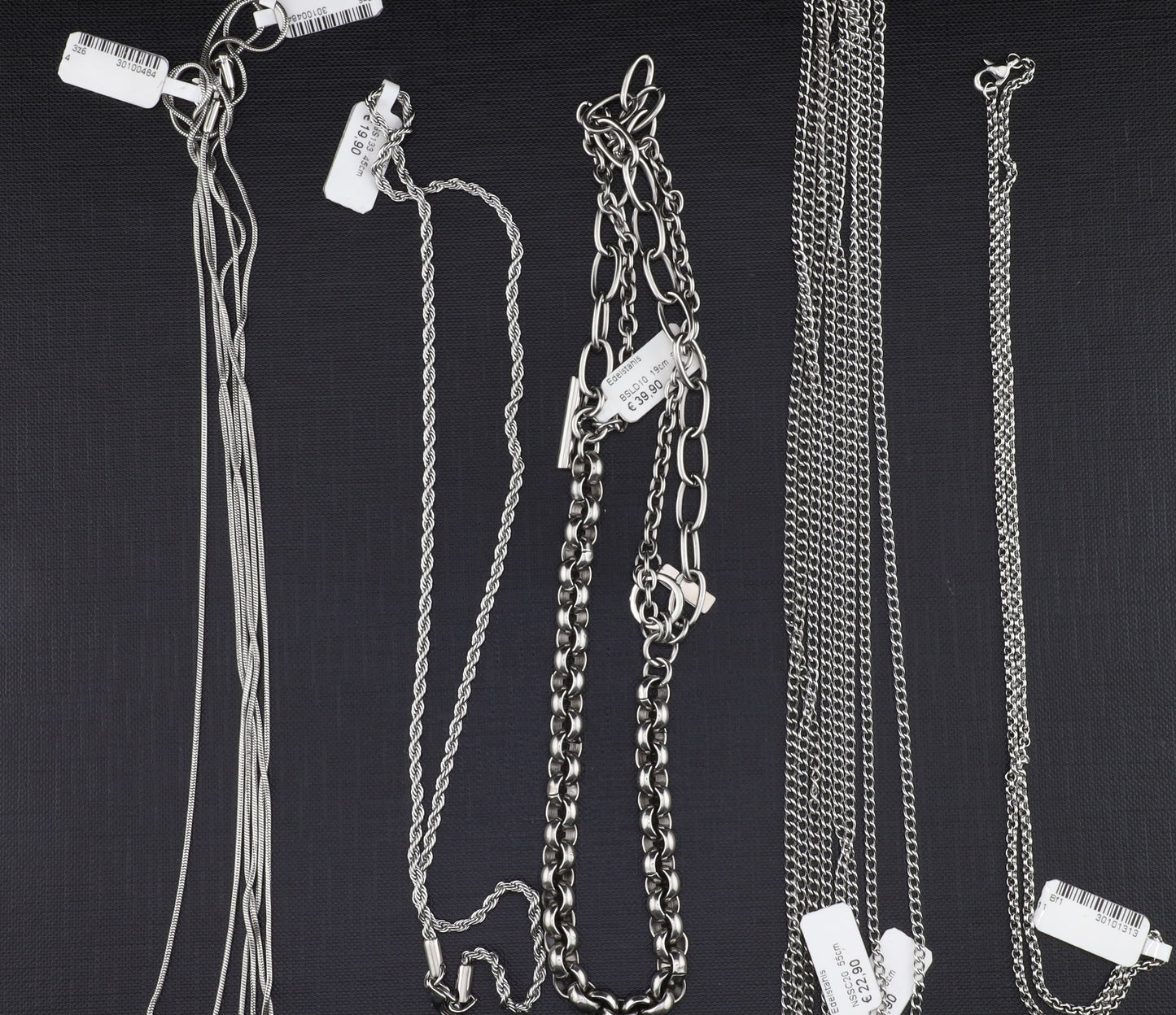 Konvolut 10 Stück - Stahlkette