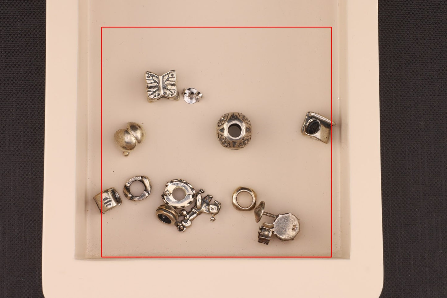 Konvolut Silverbeads - ca. 10 Stück