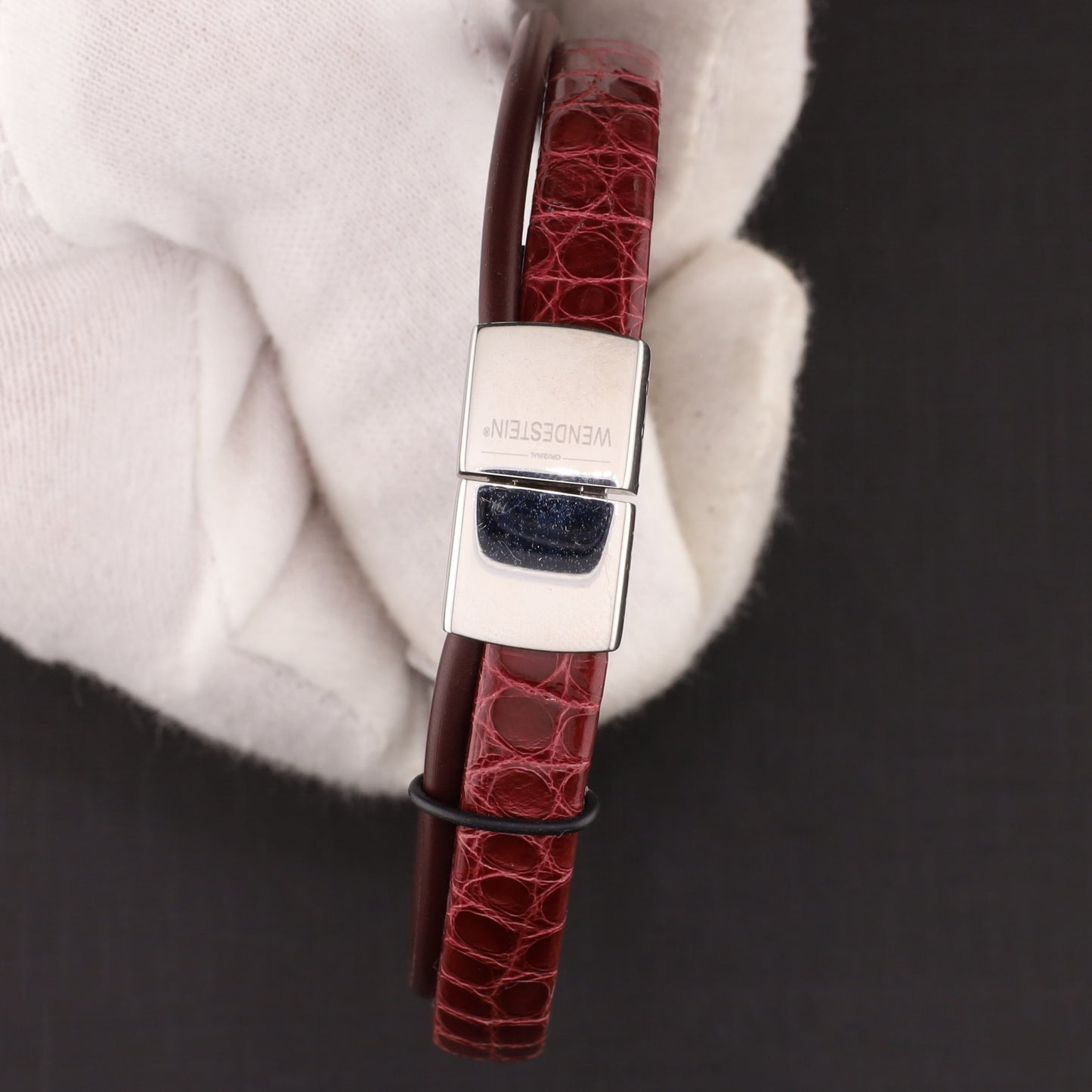 Armband Alligator bordeaux