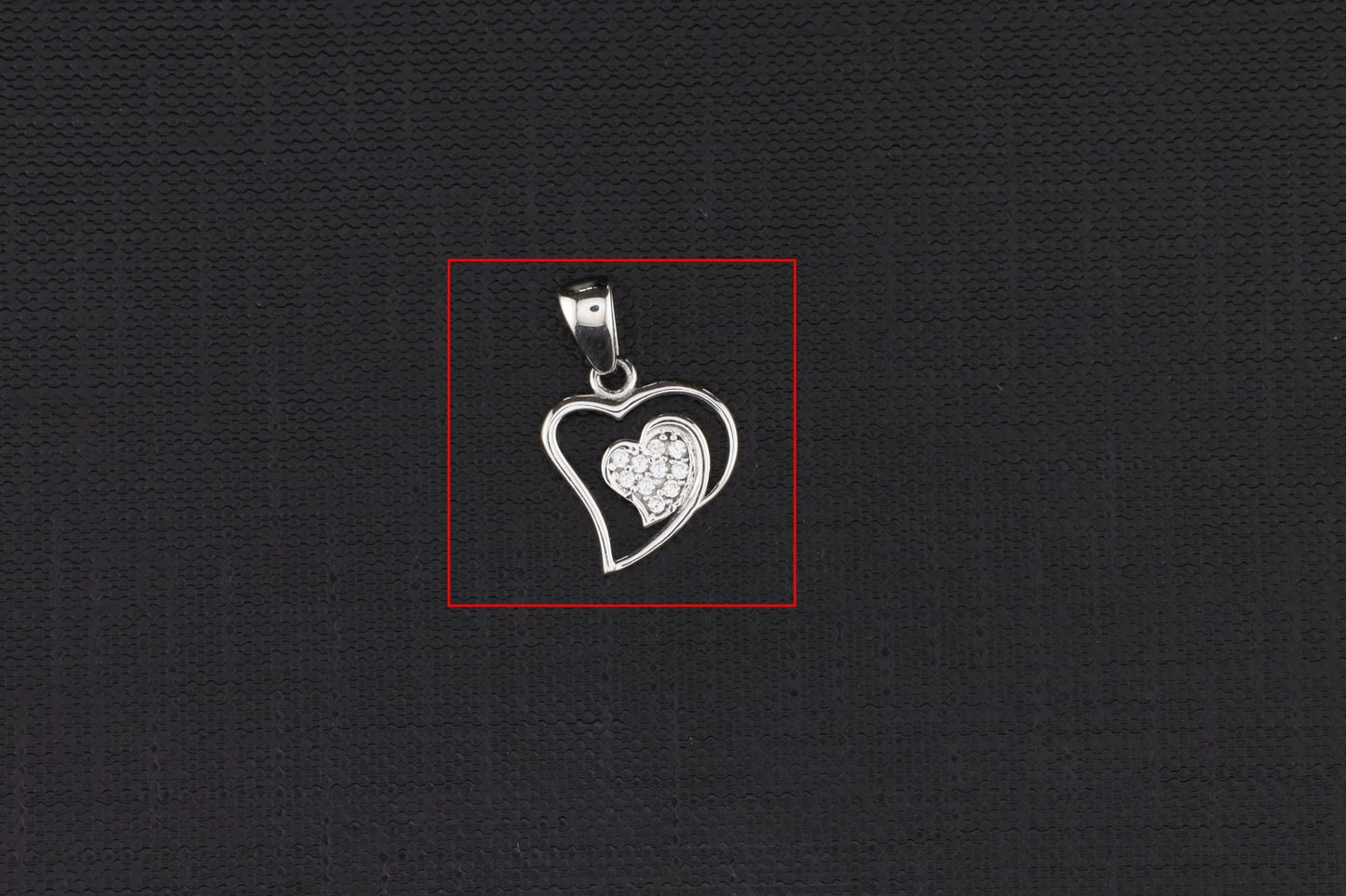 Anhänger Herz Zirkonia