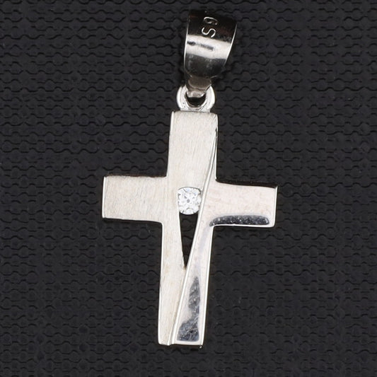 Collier Kreuz Zirkonia