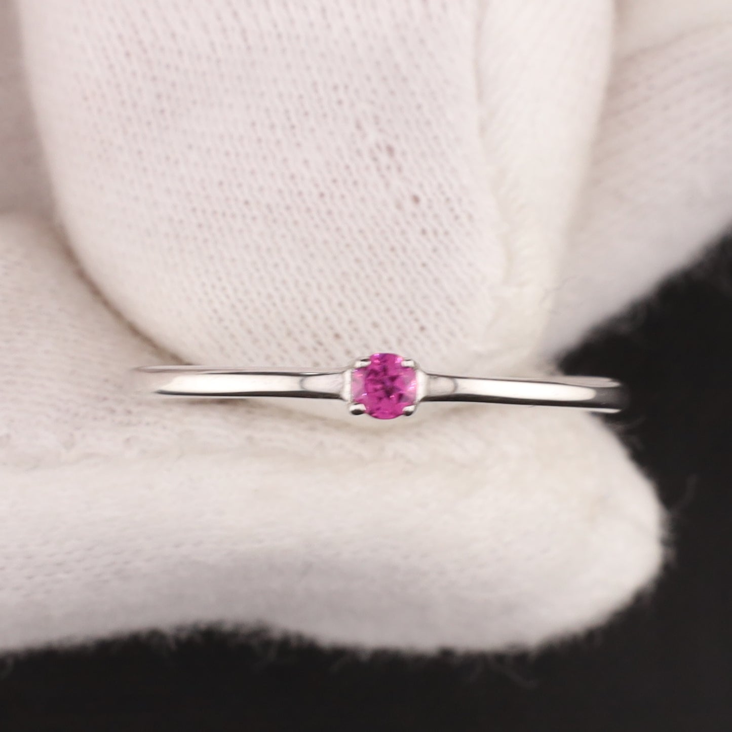 Ring mit Garnet - Größe / Maß 56