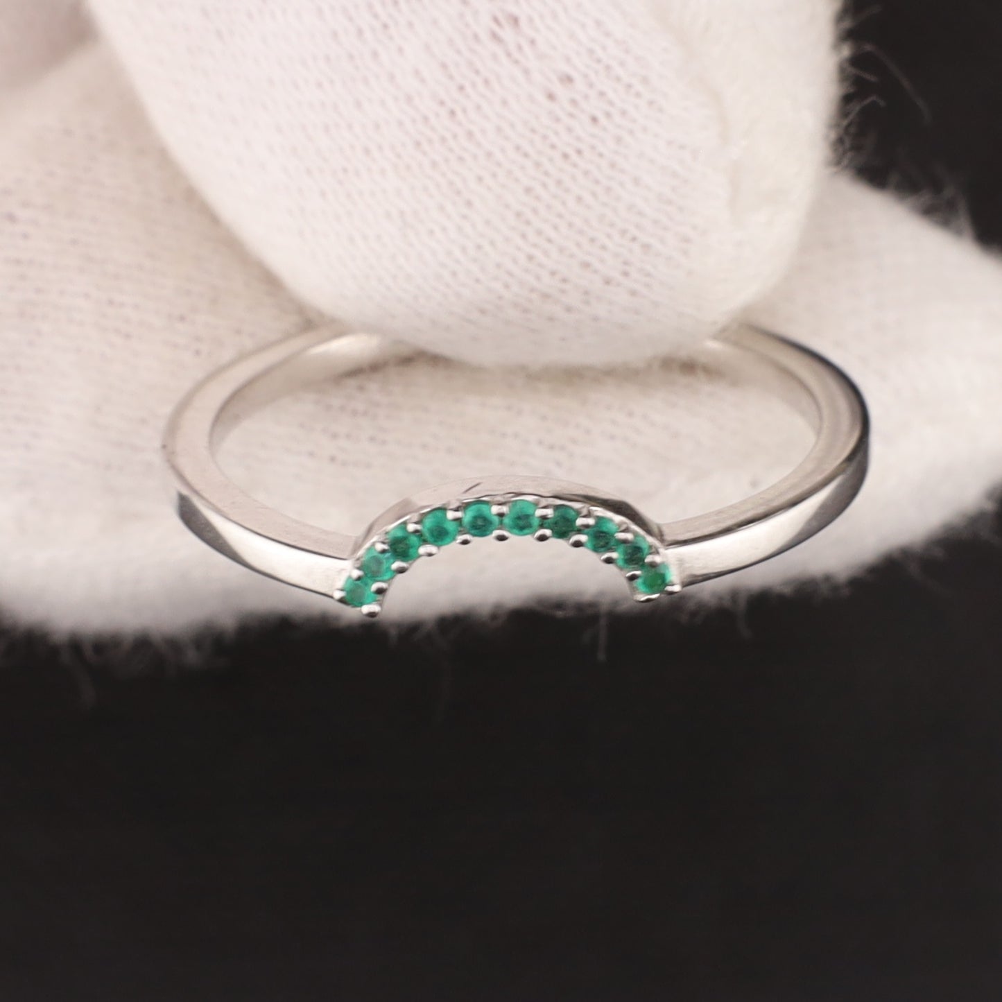 Ring mit Green - Größe / Maß 56