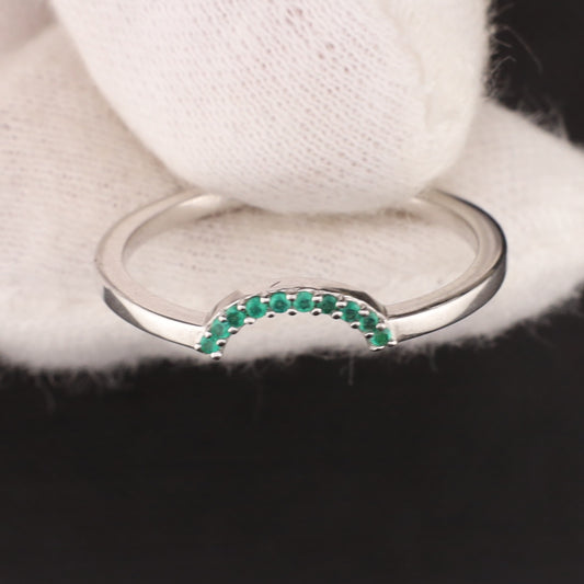 Ring mit Green - Größe / Maß 56