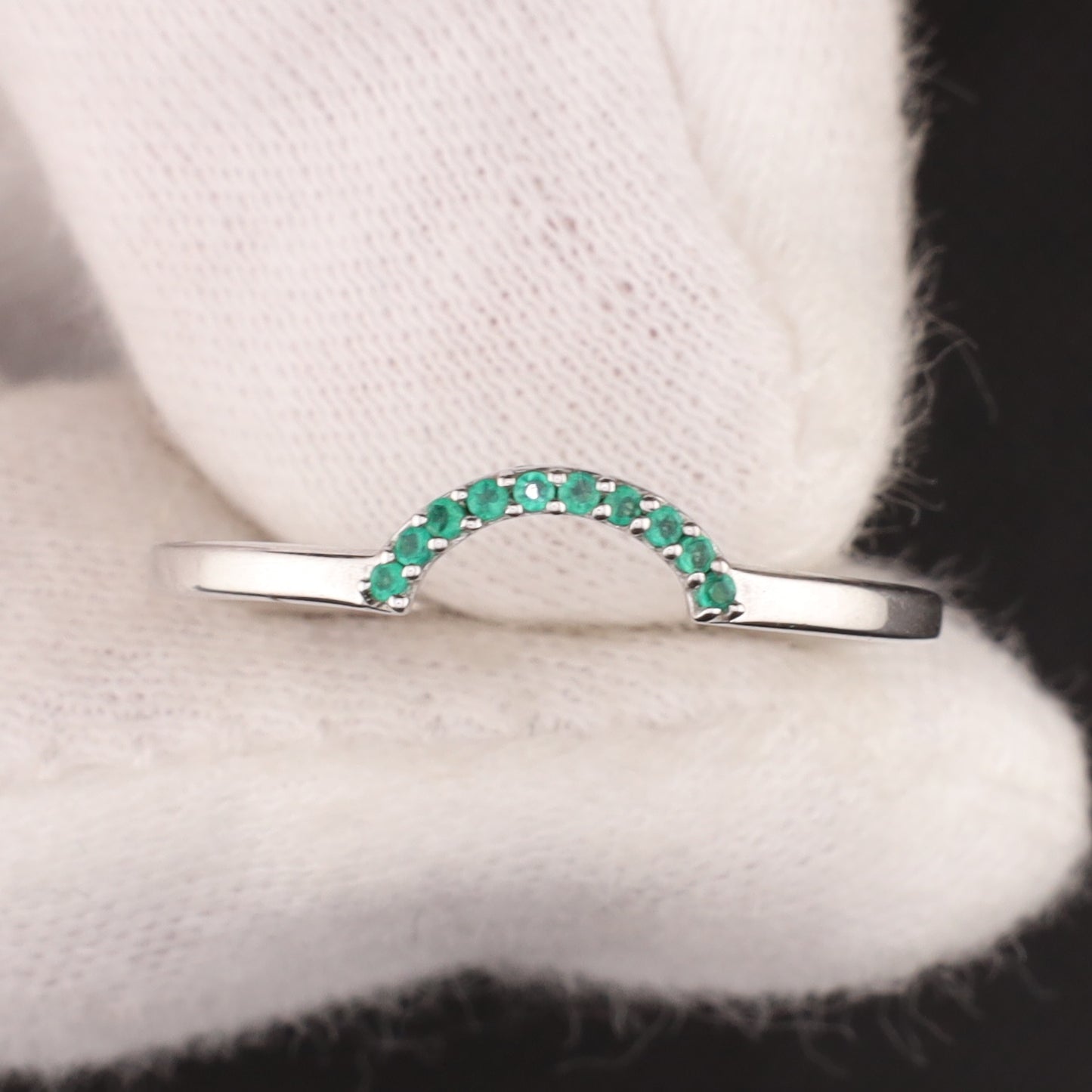 Ring mit Green - Größe / Maß 56