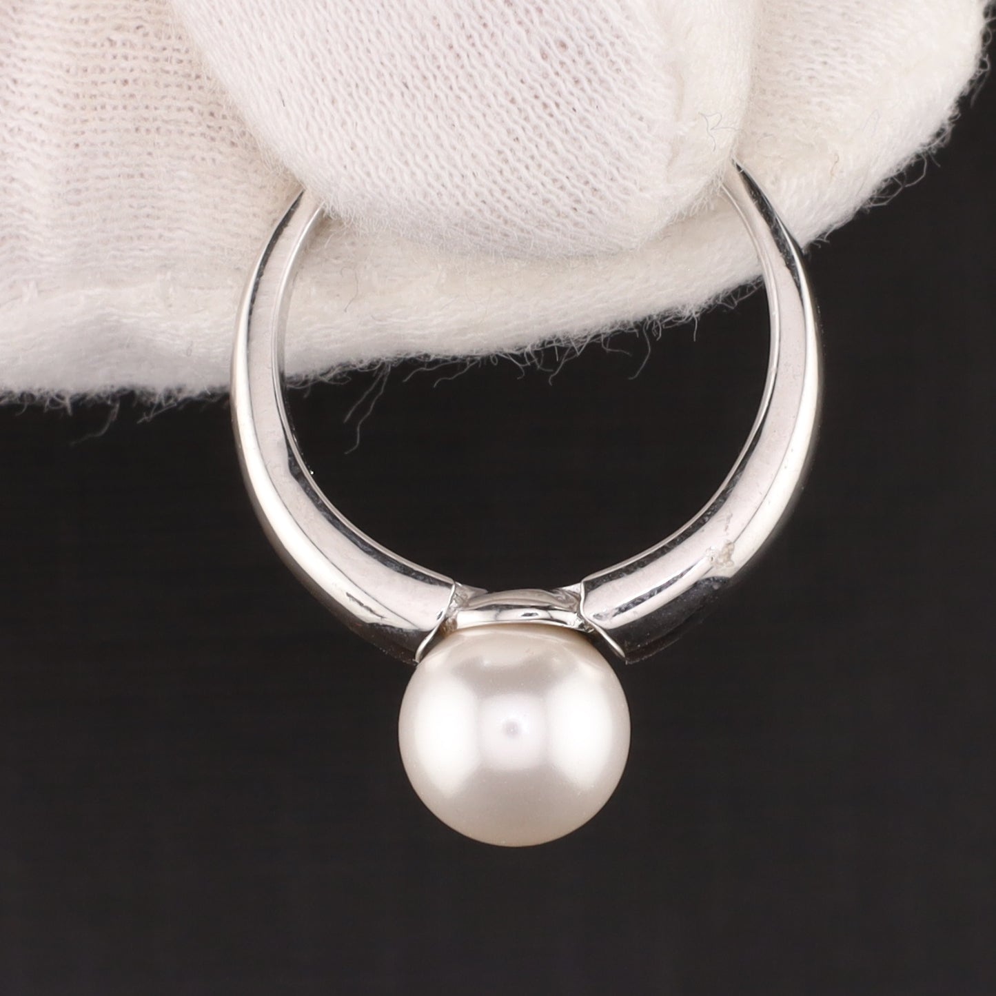 Ring Perle 8mm - Größe / Maß 54