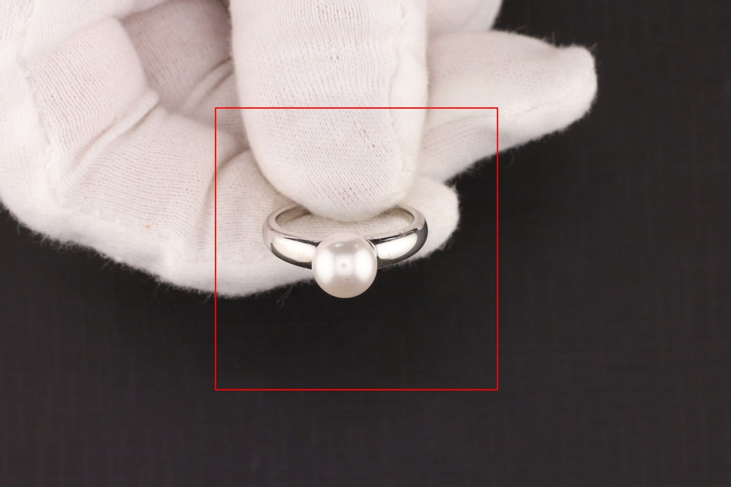 Ring Perle 8mm - Größe / Maß 54