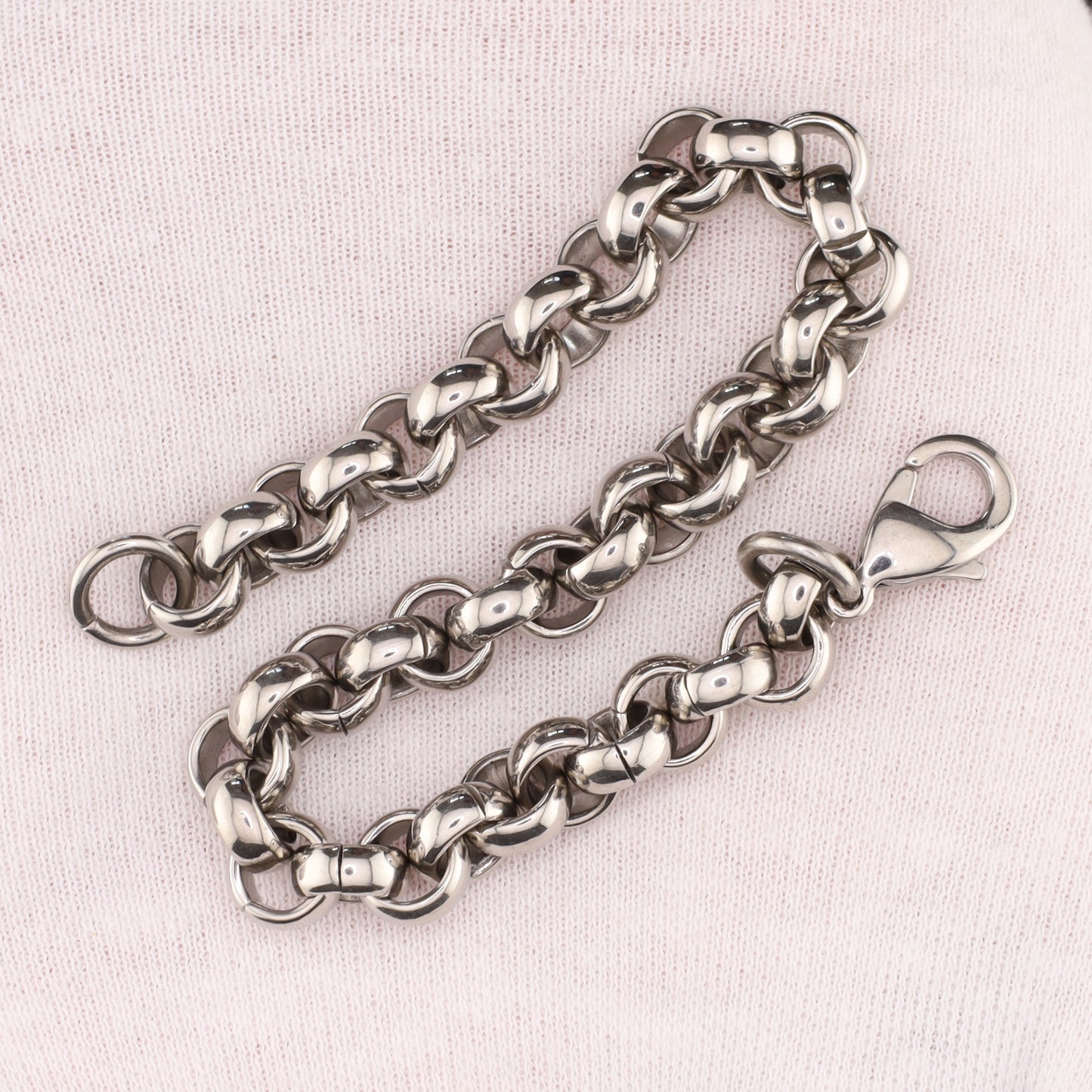 Armband Erbskette Edel 23cm