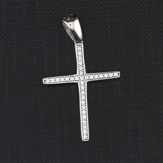 Anhänger Kreuz Zirkonia