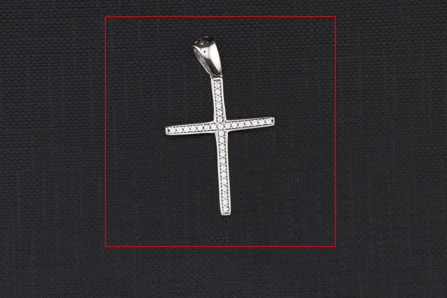 Anhänger Kreuz Zirkonia