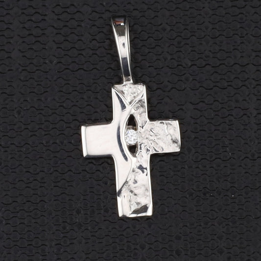 Anhänger Kreuz Zirkonia