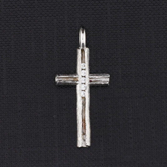 Anhänger Kreuz Zirkonia