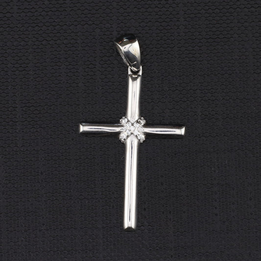 Anhänger Kreuz Zirkonia