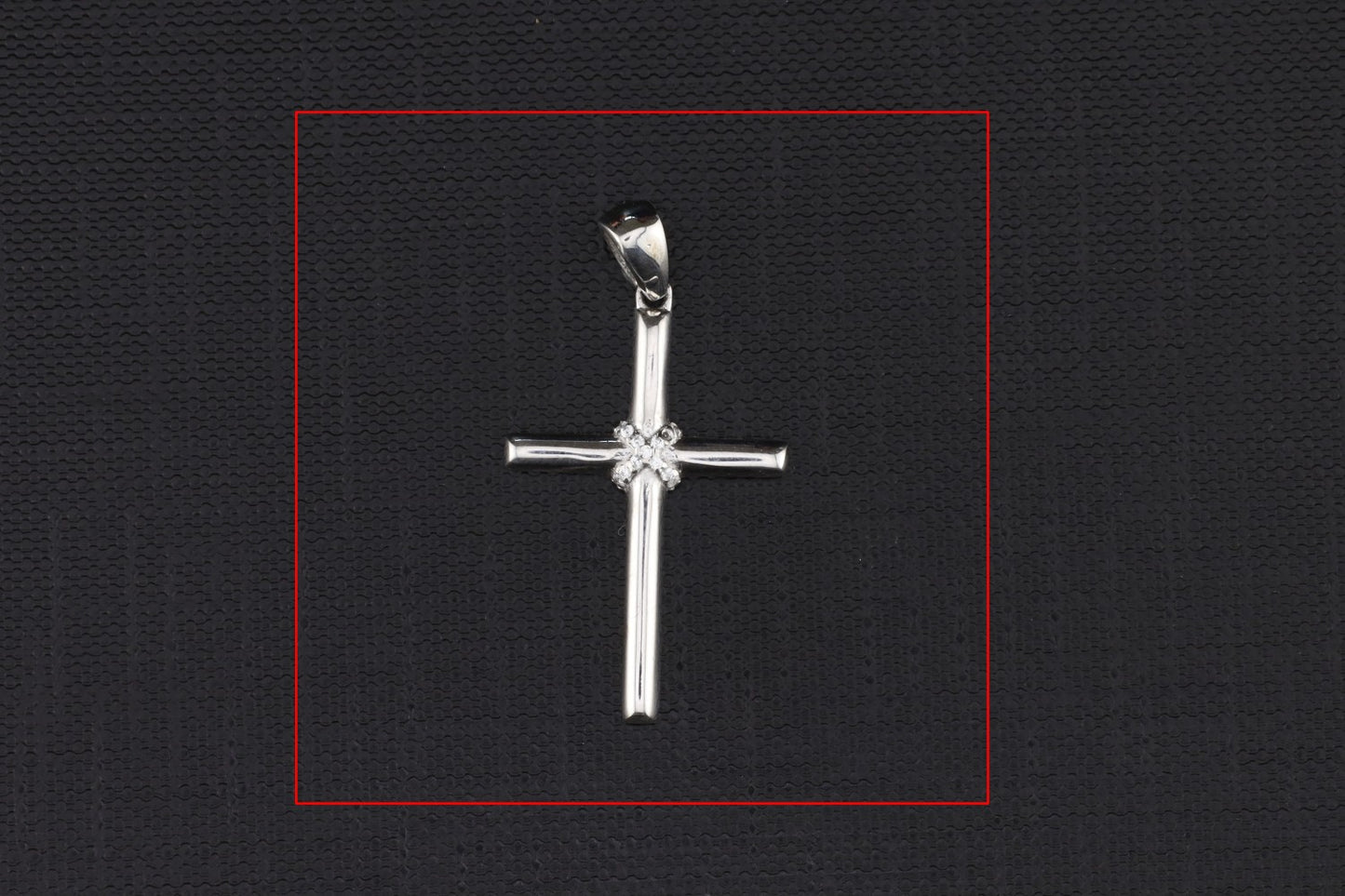 Anhänger Kreuz Zirkonia