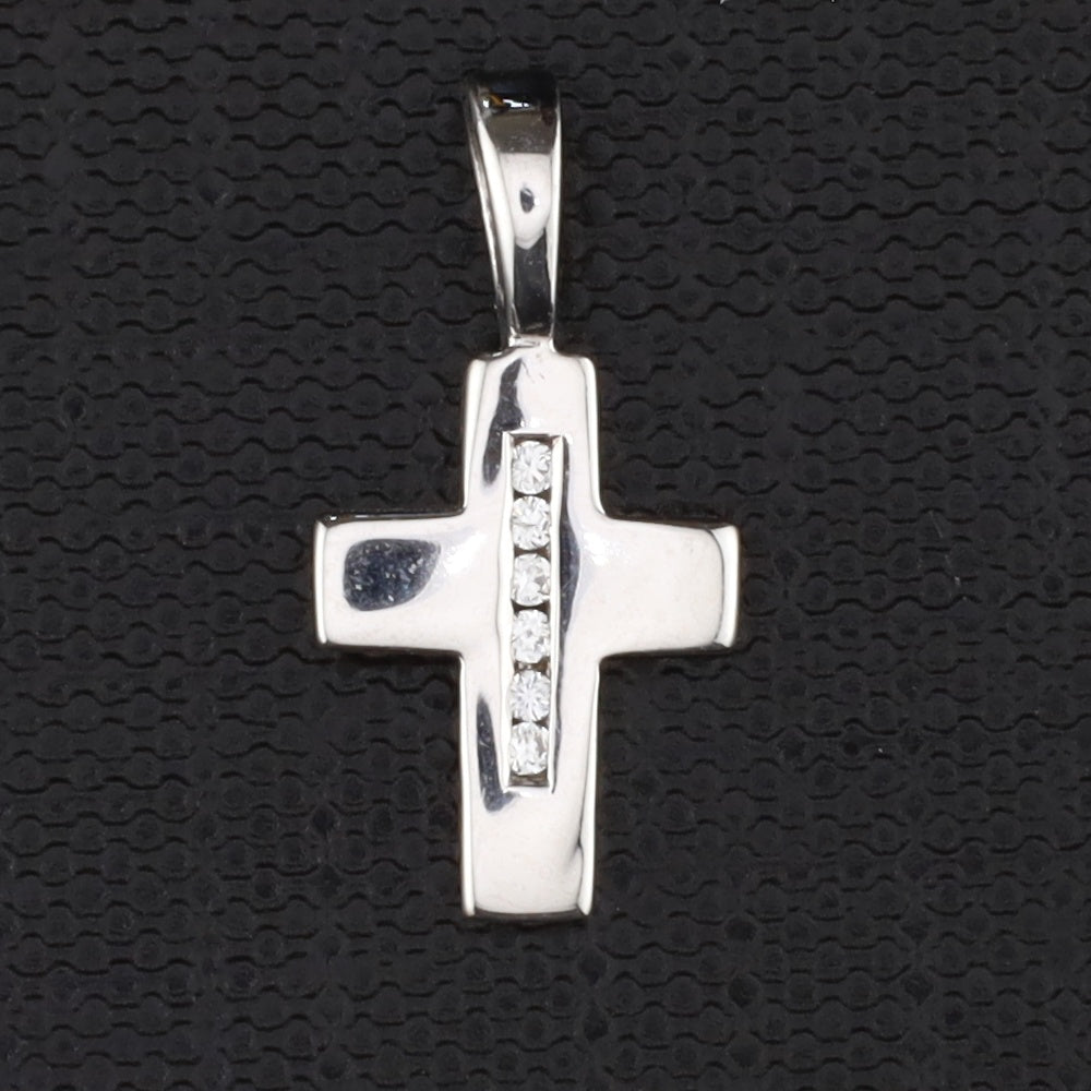 Anhänger Kreuz Zirkonia