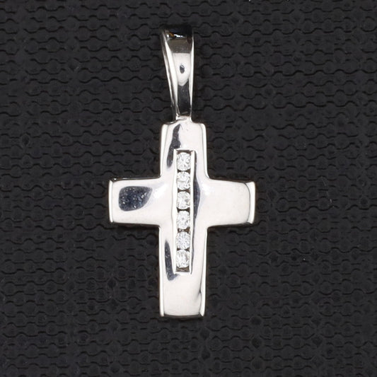Anhänger Kreuz Zirkonia