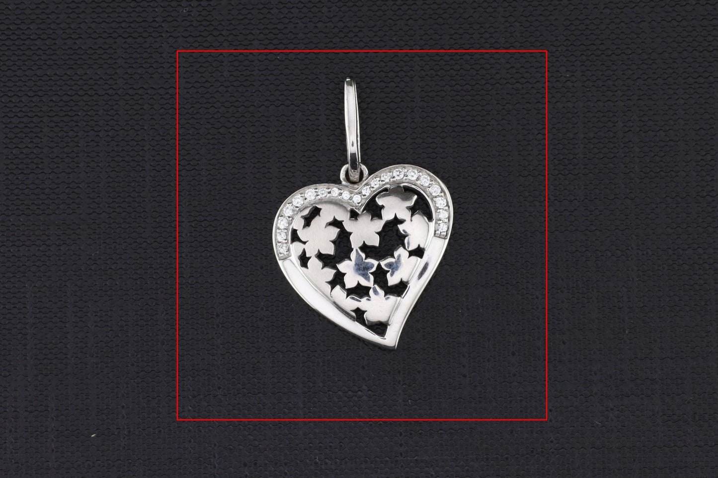 Anhänger Herz Zirkonia