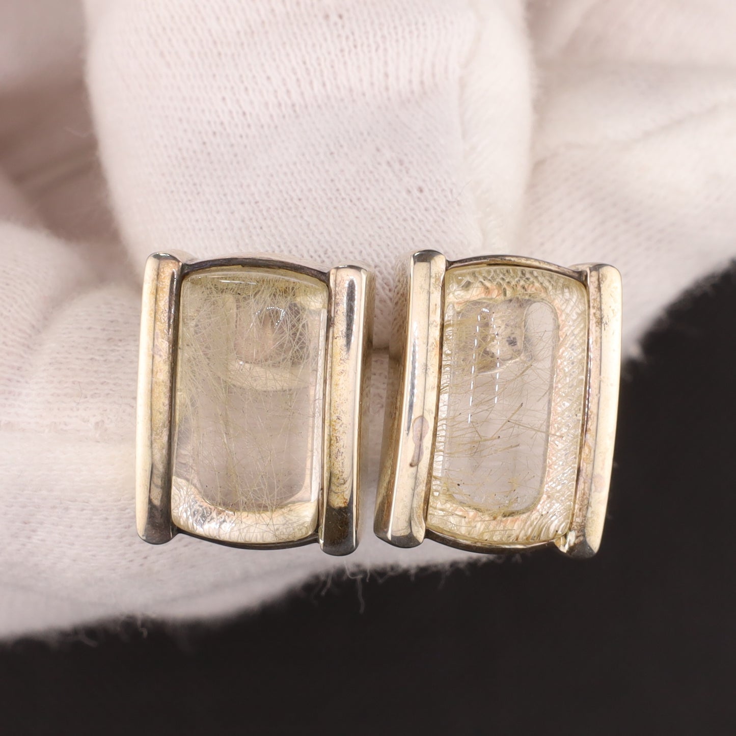 Ohrstecker Rutilquarz