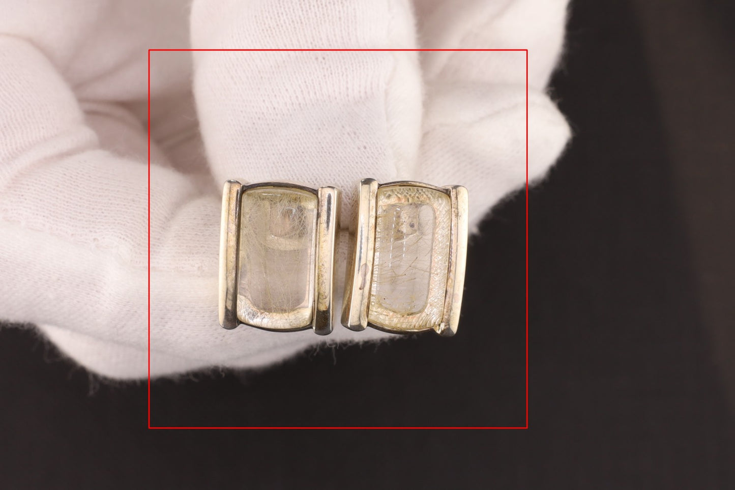 Ohrstecker Rutilquarz