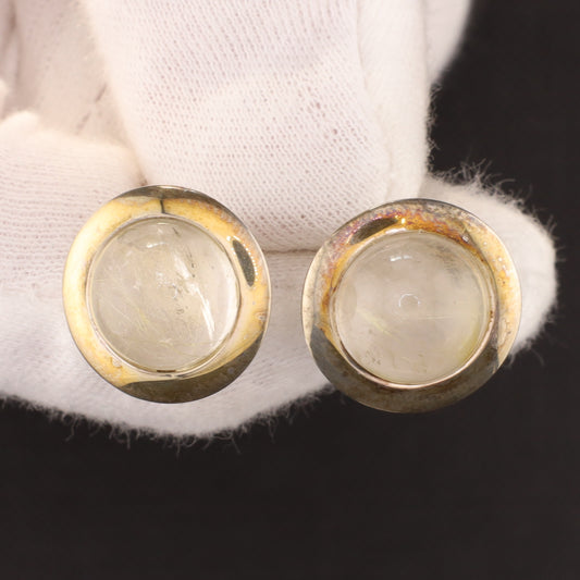 Ohrstecker Rutilquarz