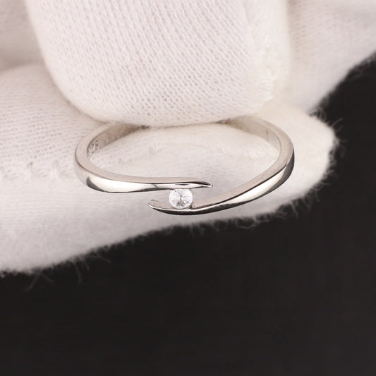 Ring Zirkonia - Größe / Maß 51