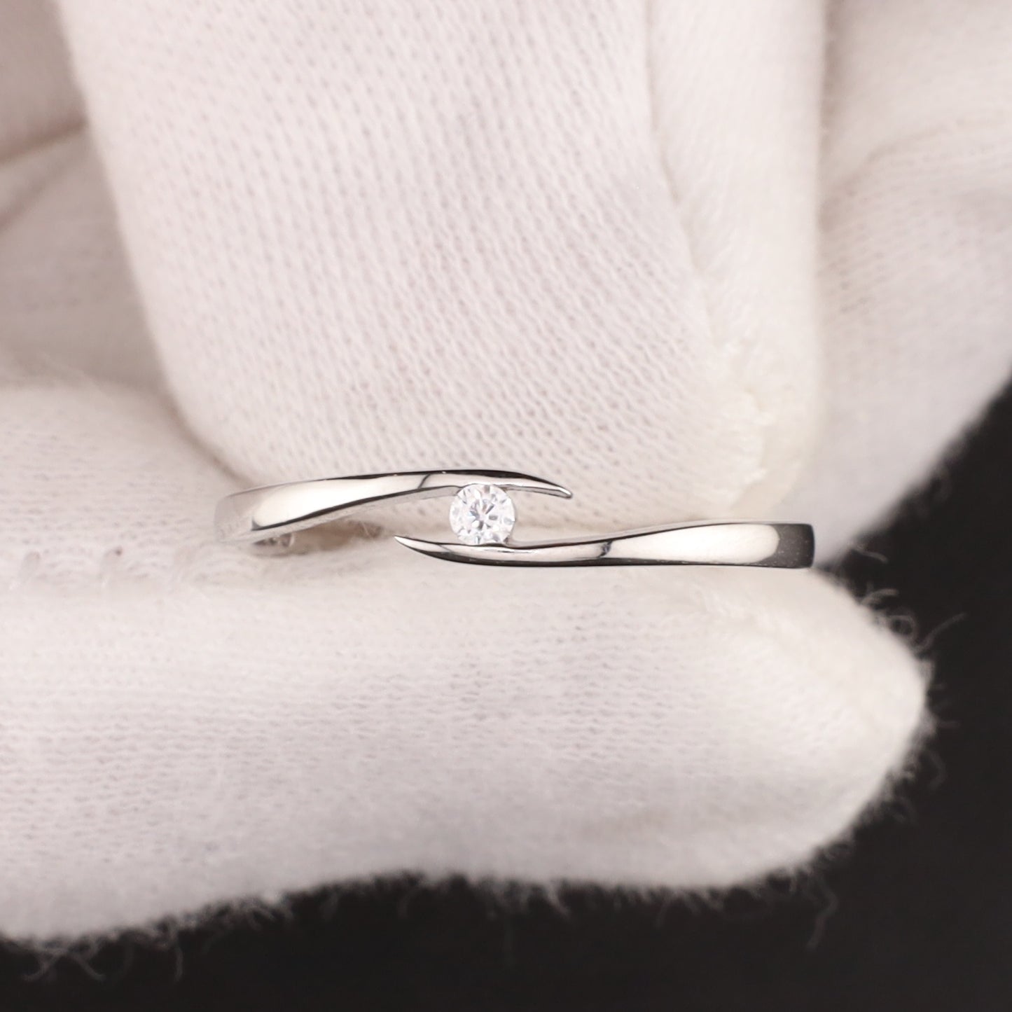 Ring Zirkonia - Größe / Maß 51