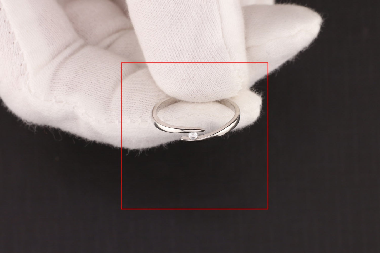 Ring Zirkonia - Größe / Maß 54