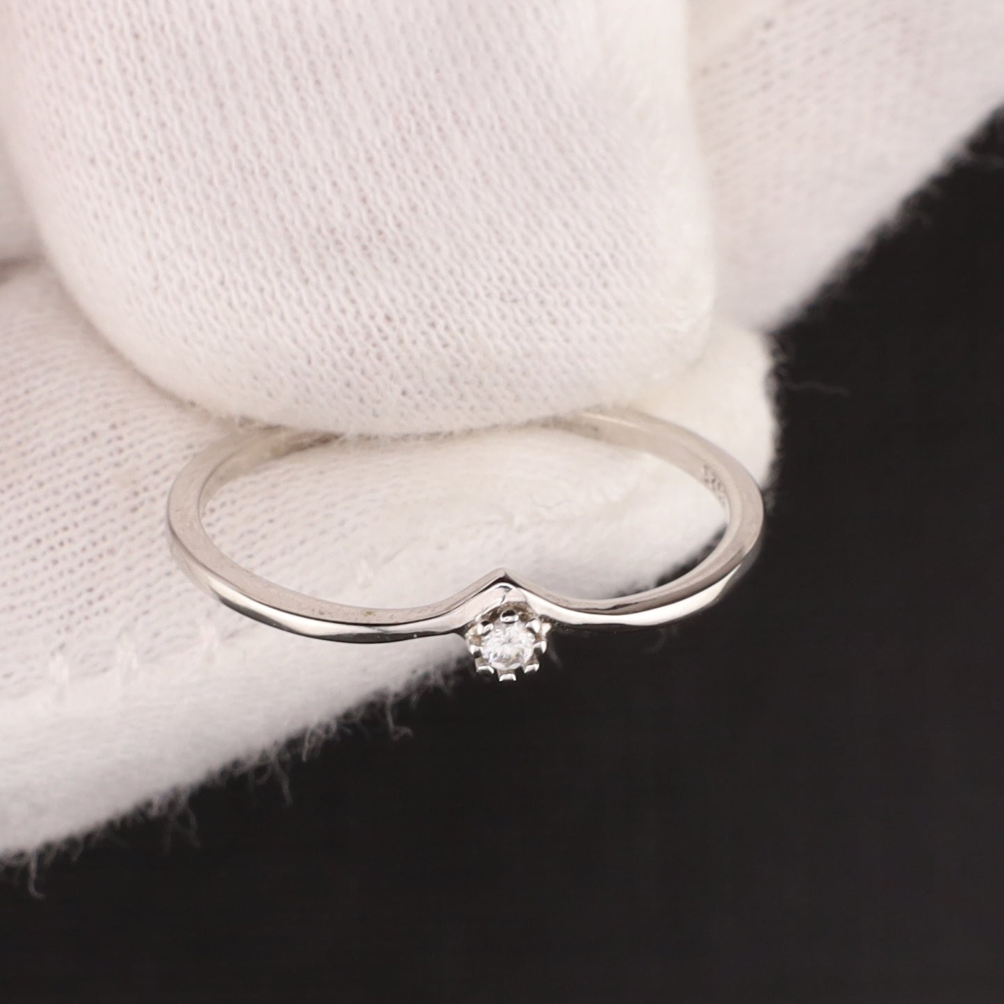 Ring Zirkonia - Größe / Maß 54