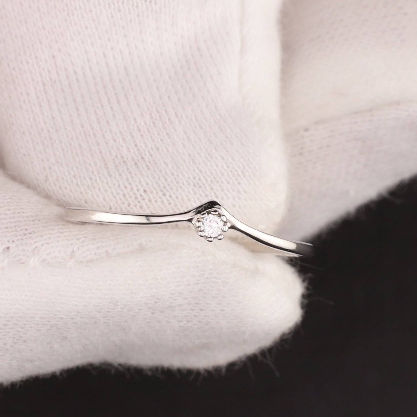 Ring Zirkonia - Größe / Maß 54