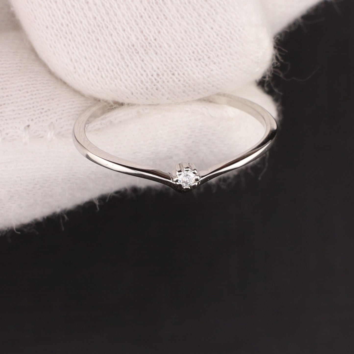 Ring Zirkonia - Größe / Maß 52