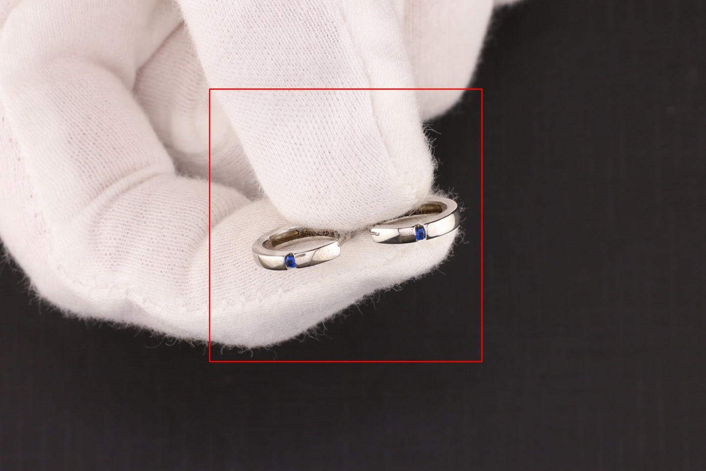 Creolen Zirkonia Saphir