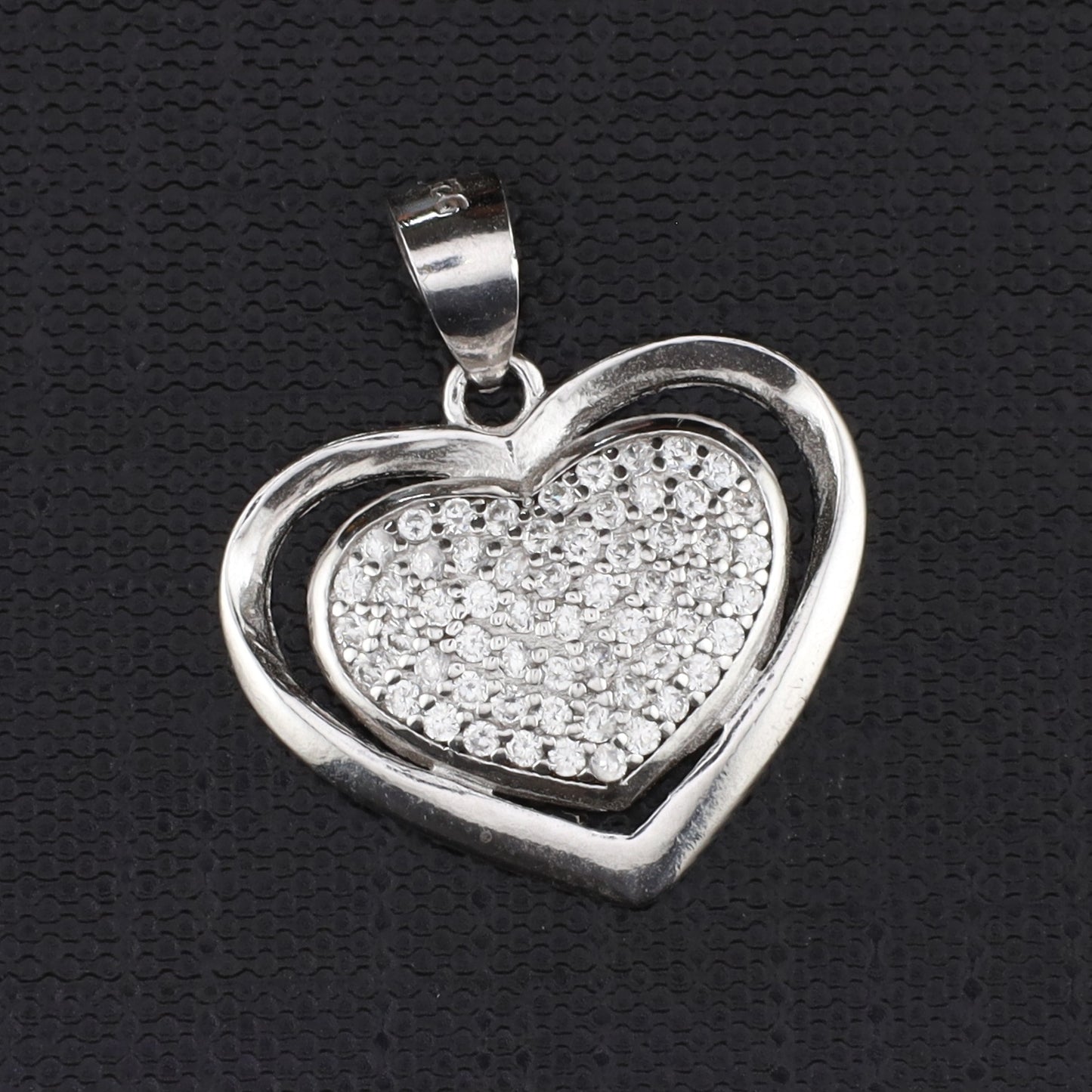 Anhänger Herz Zirkonia