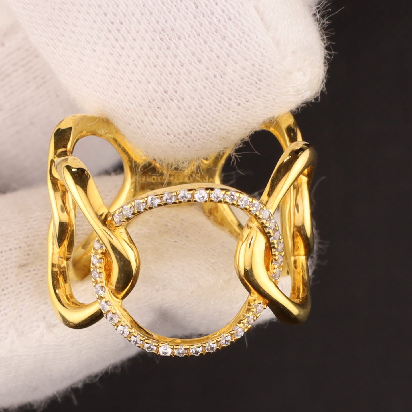 Ring Zirkonia - Größe / Maß 54