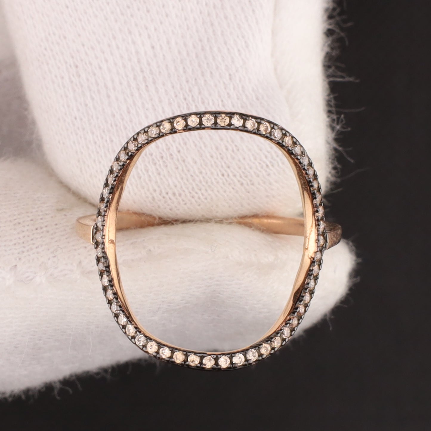 Ring Zirkonia  - Größe / Maß 54