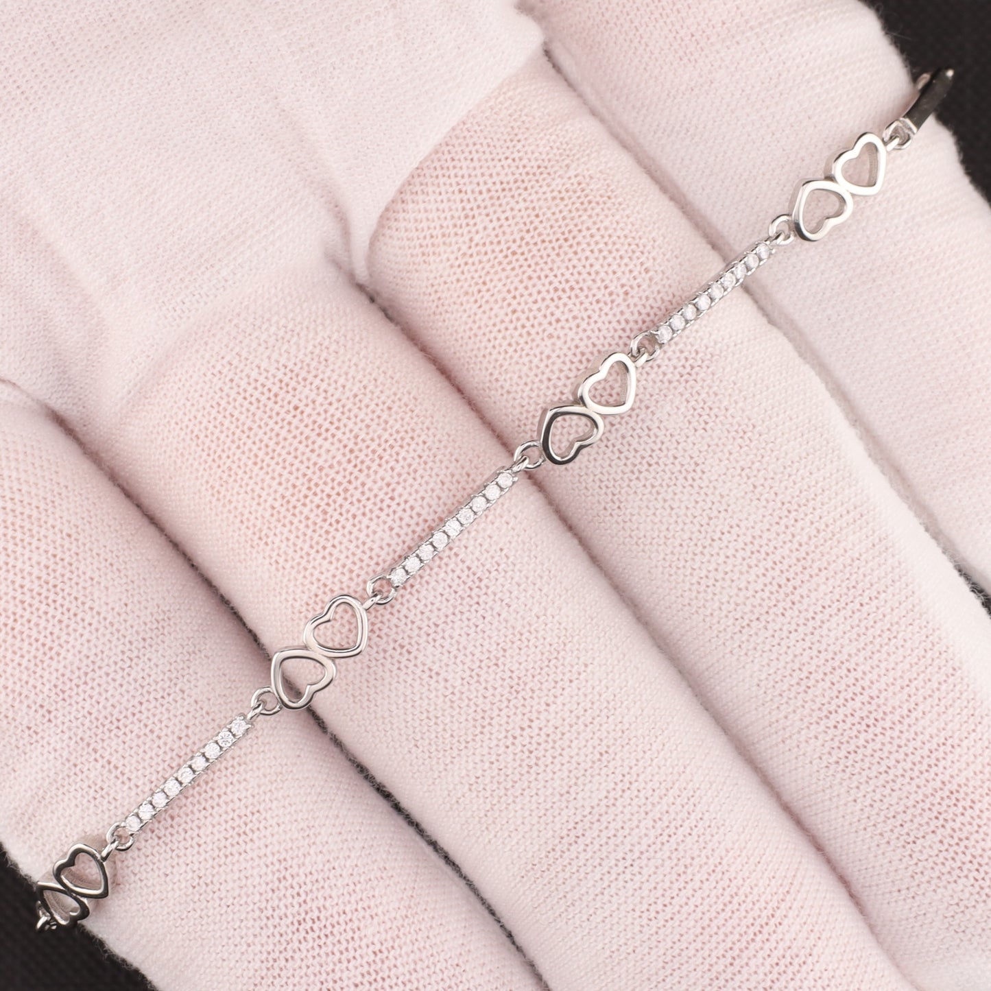 Armband Zirkonia Herz