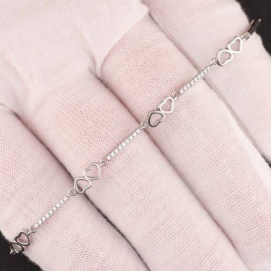 Armband Zirkonia Herz