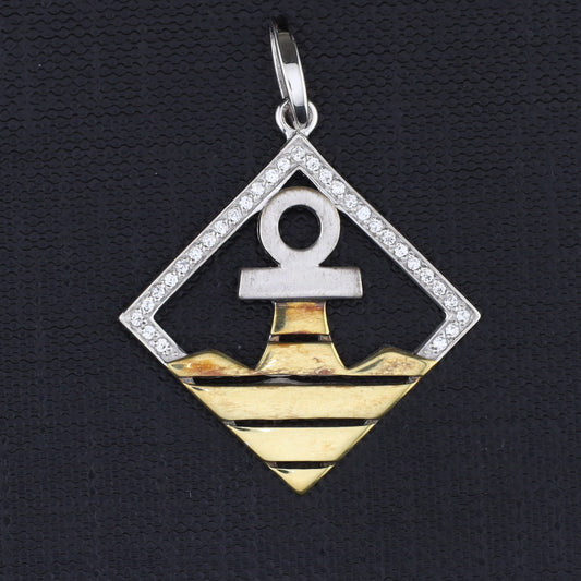 Anhänger Anker bic Zirkonia