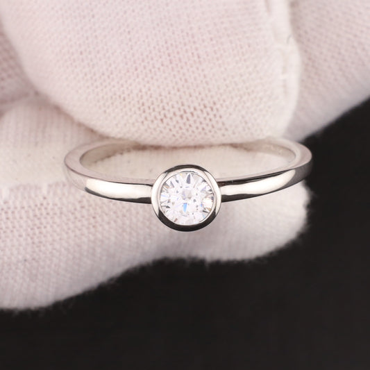 Ring Zirkonia - Größe / Maß 58