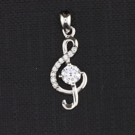 Anhänger Notenschlüss Zirkonia