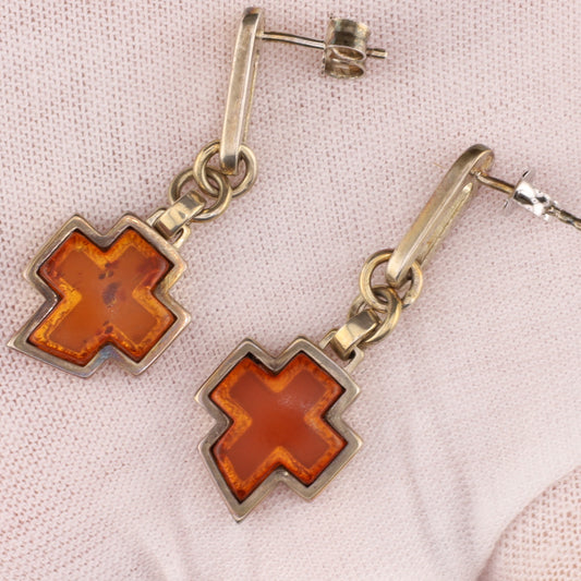 Ohrstecker Bernstein