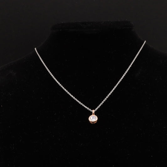 Collier Zirkonia rosé 40-45c