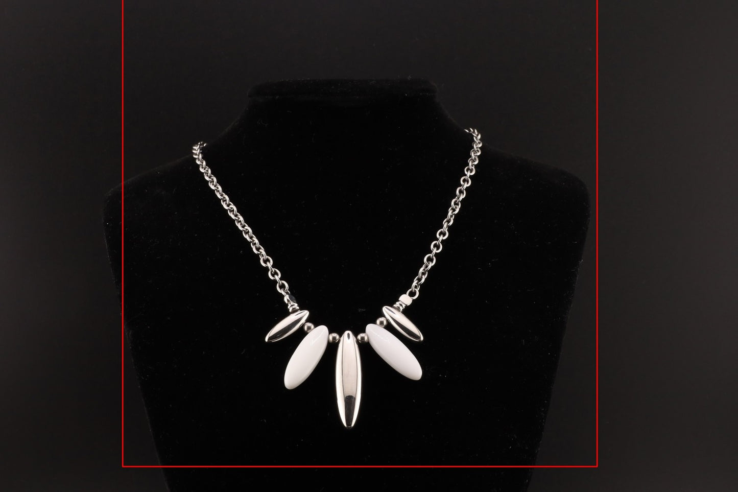 Collier mit Stein(en) ST0 42 CM