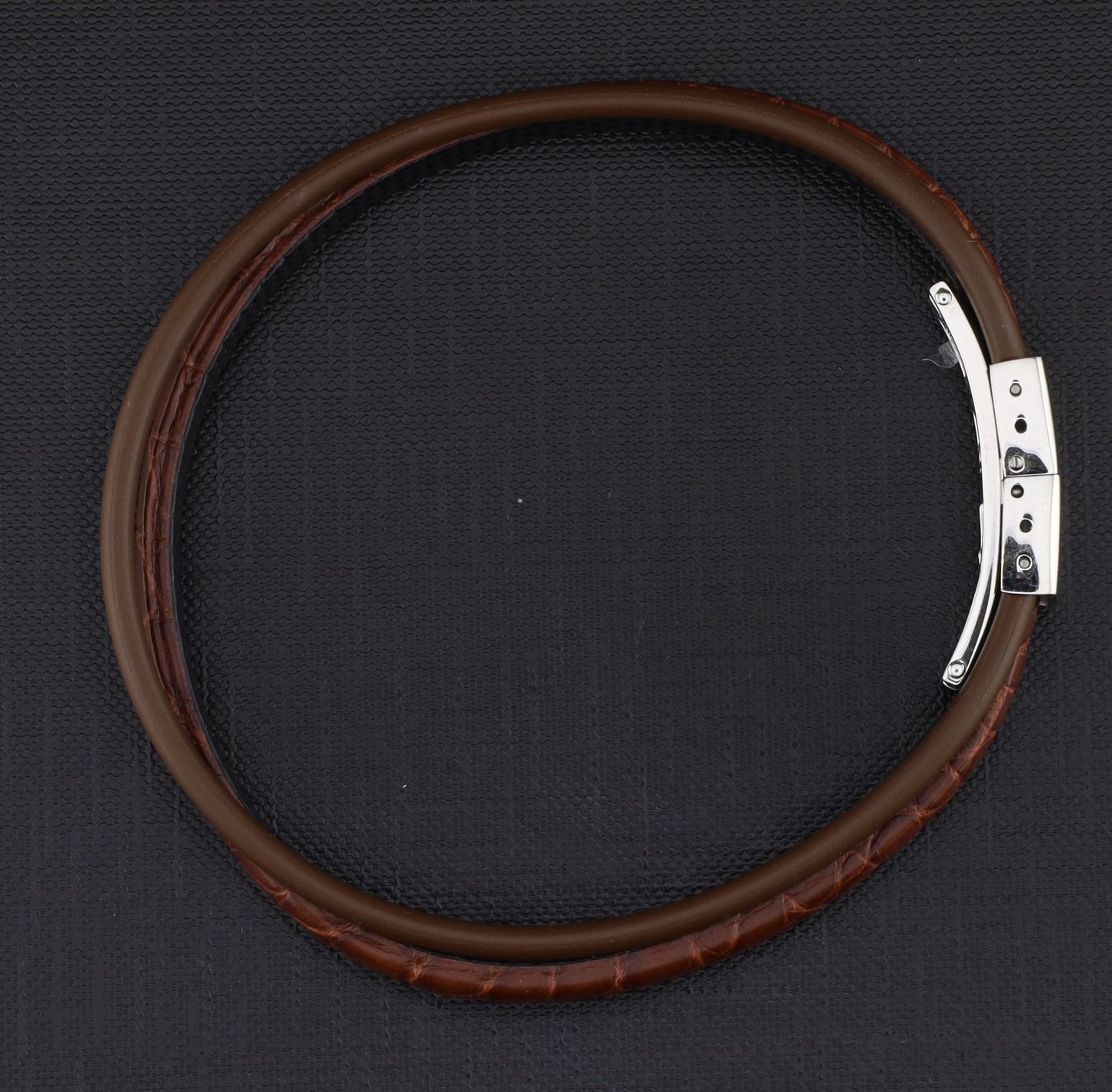 Armband Alligator braun